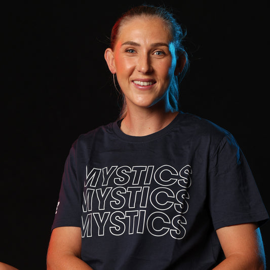 Mystics Wordmark Navy T-Shirt